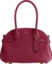 COACH Soft Empire 21 Suede Carryall Bag