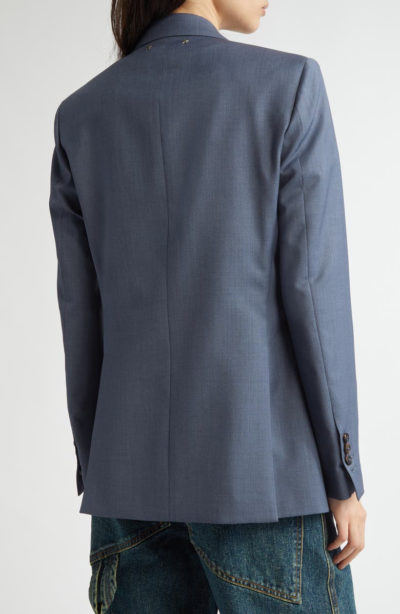 Golden Goose Journey Double Breasted Virgin Wool Blazer, Alternate, color, 