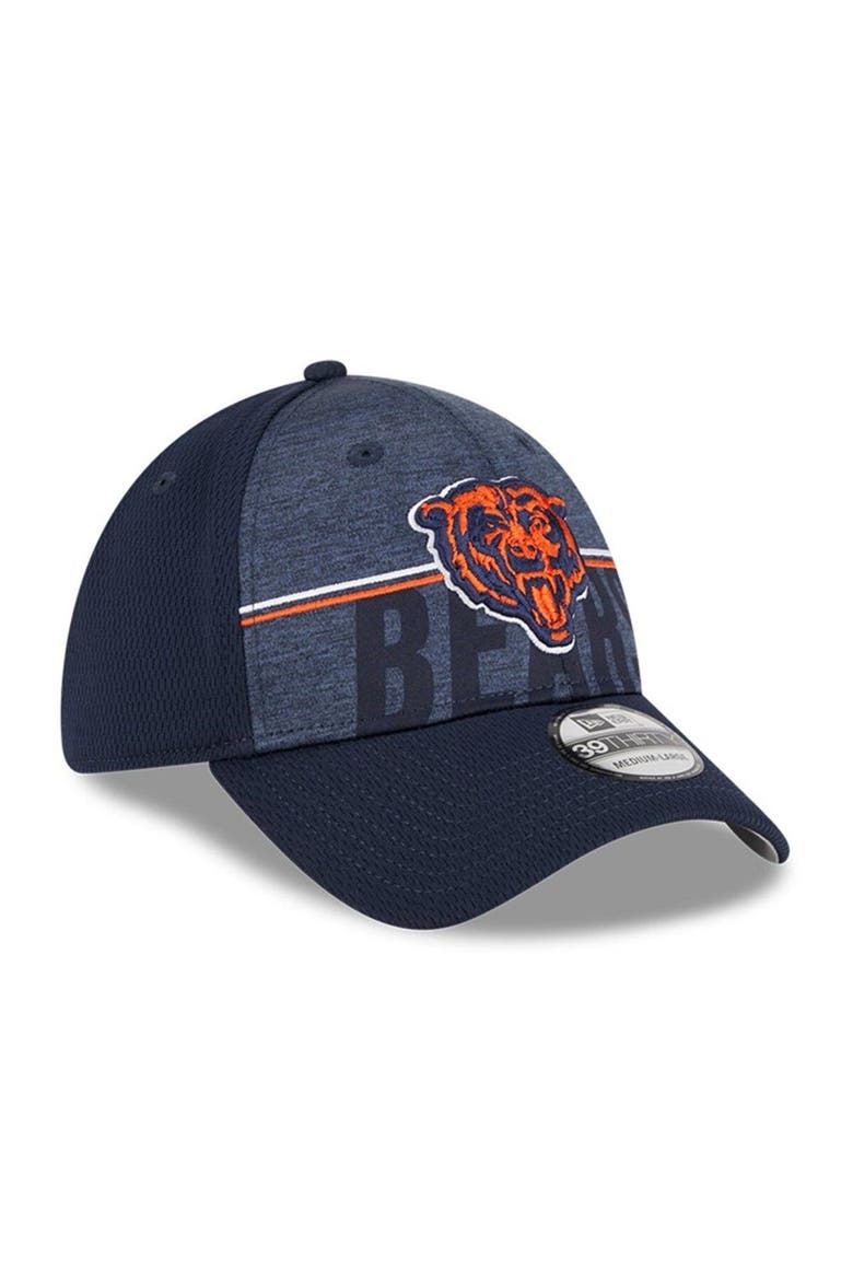 Men's New Era Navy Chicago Bears 2023 NFL Training Camp Alternate Logo 39THIRTY Flex Fit Hat, Alternate, color, Navy