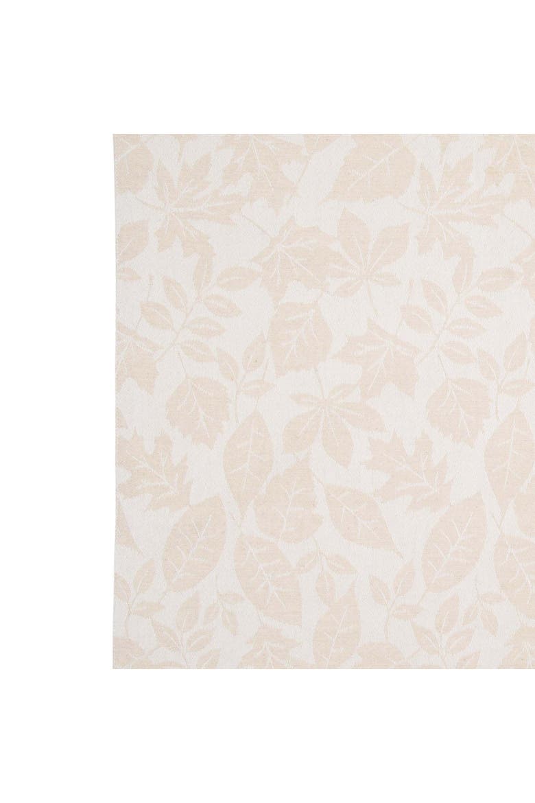 Warm Harvest Leaves Placemats Set of 6, 14" x 20", Alternate, color, Beige