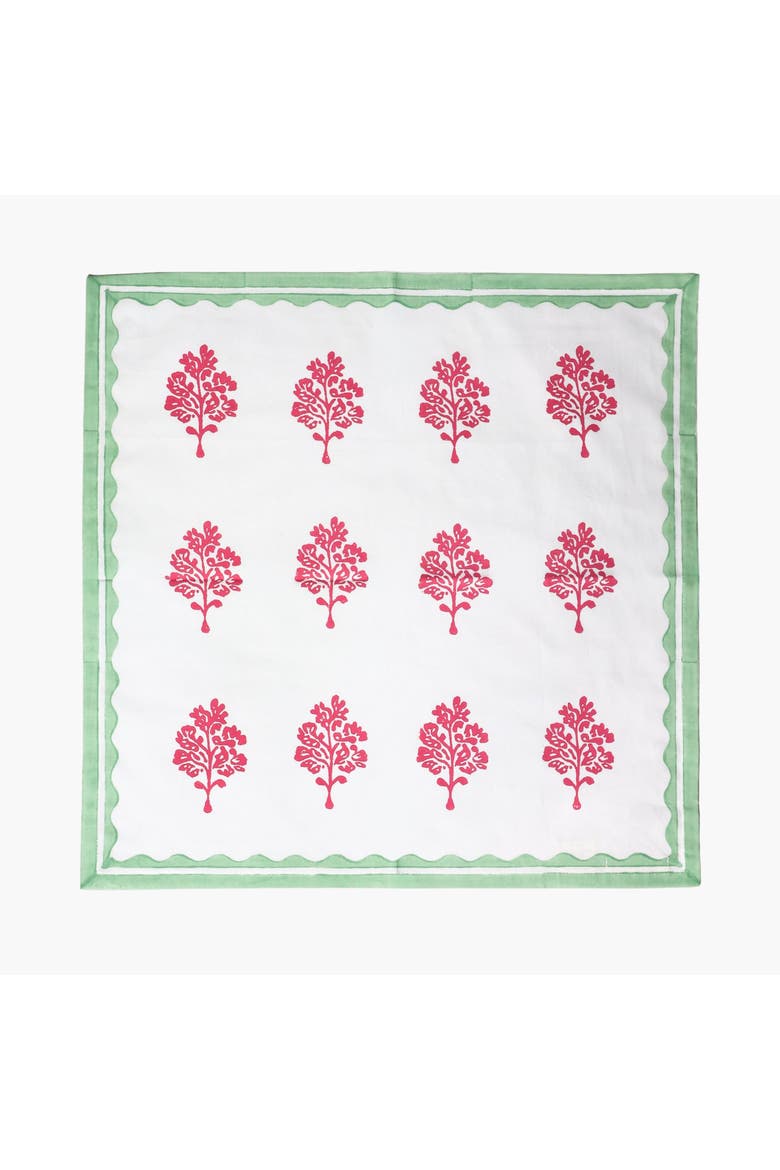 Sara - Pure Cotton Table Napkin Set of 2, Alternate, color, Pink