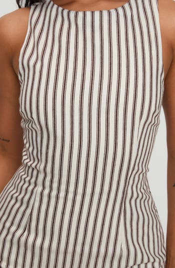 Princess Polly Yumiko Stripe Romper | Nordstrom