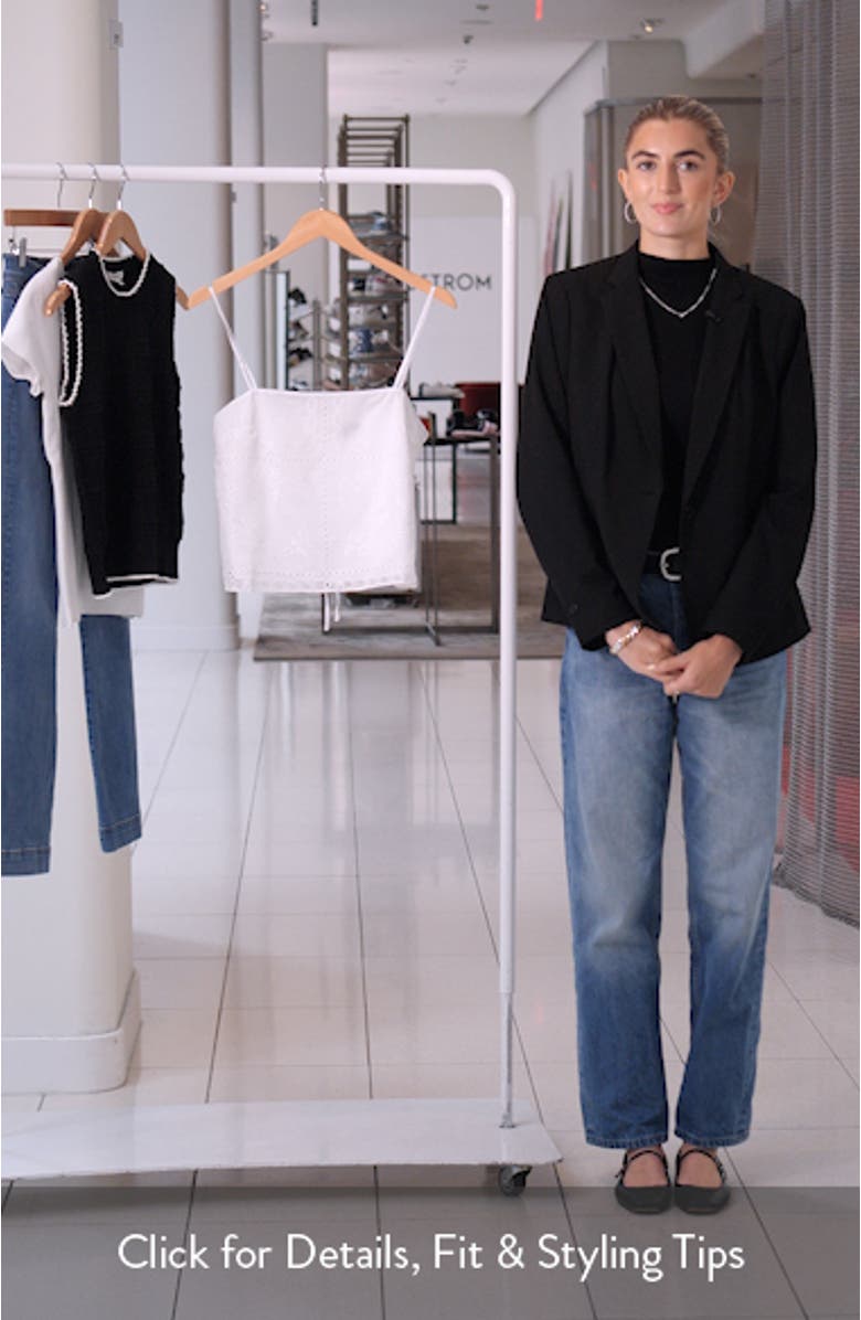 Eyelet Tie Back Camisole, sales video thumbnail