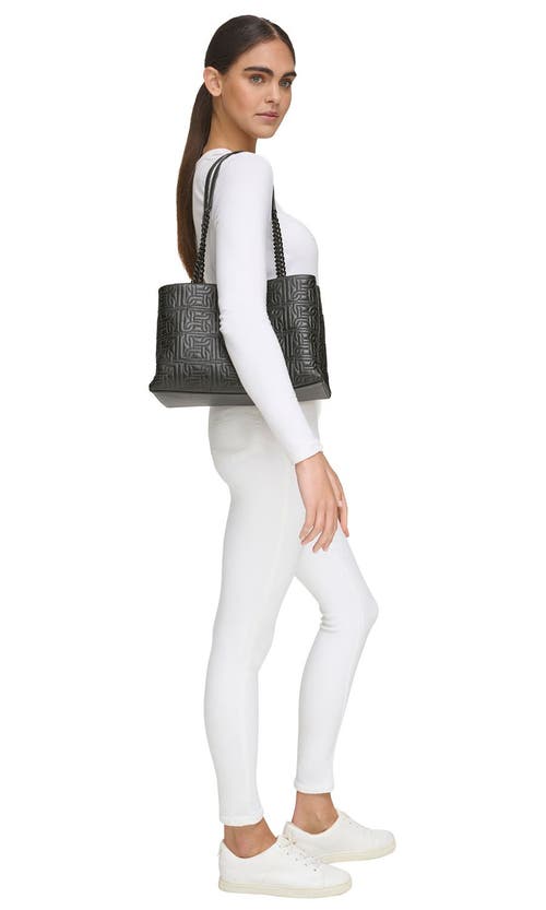 Dkny Delanie Tote In Blk/black