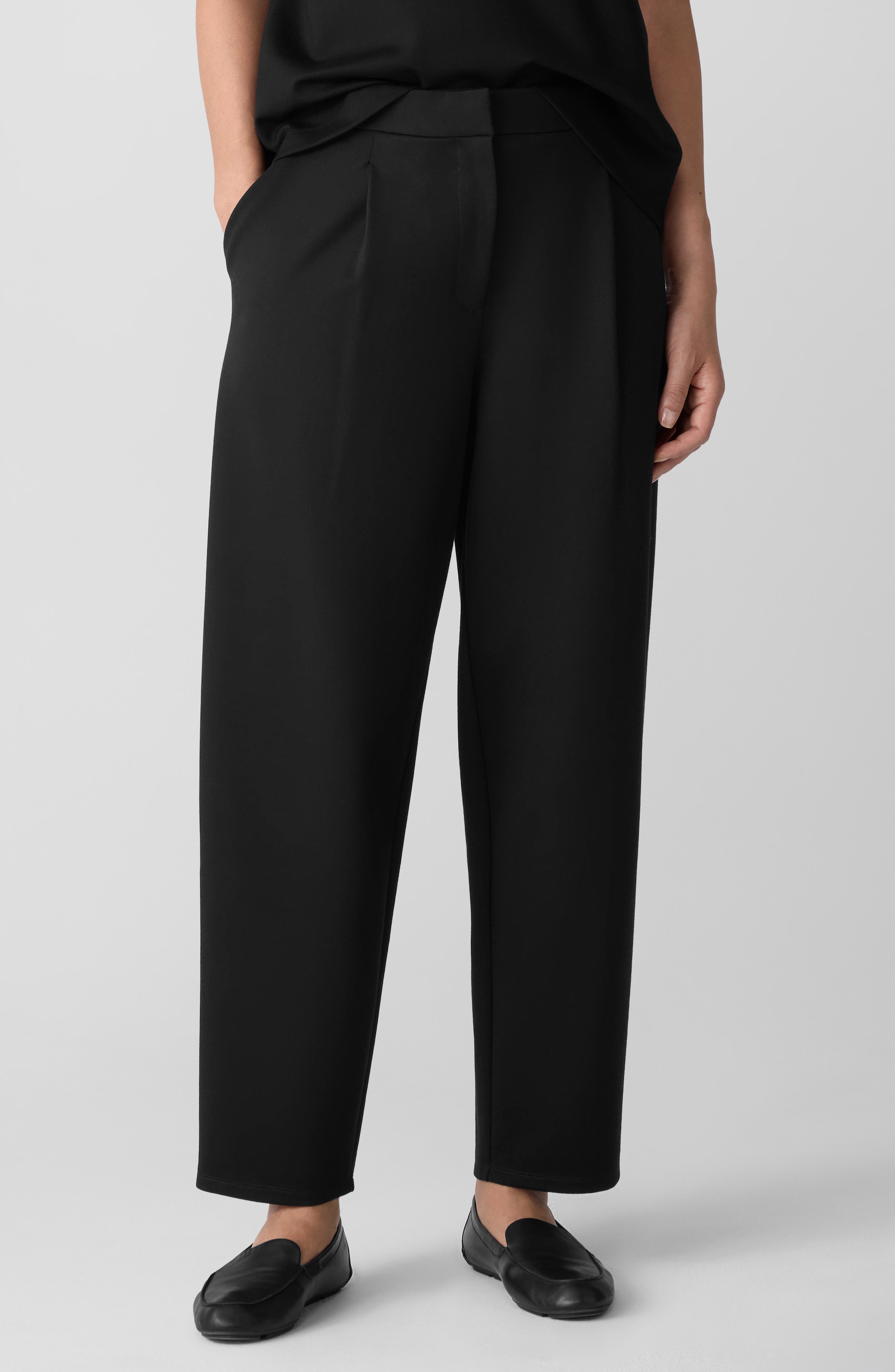 Ankle Lantern Ponte Pants