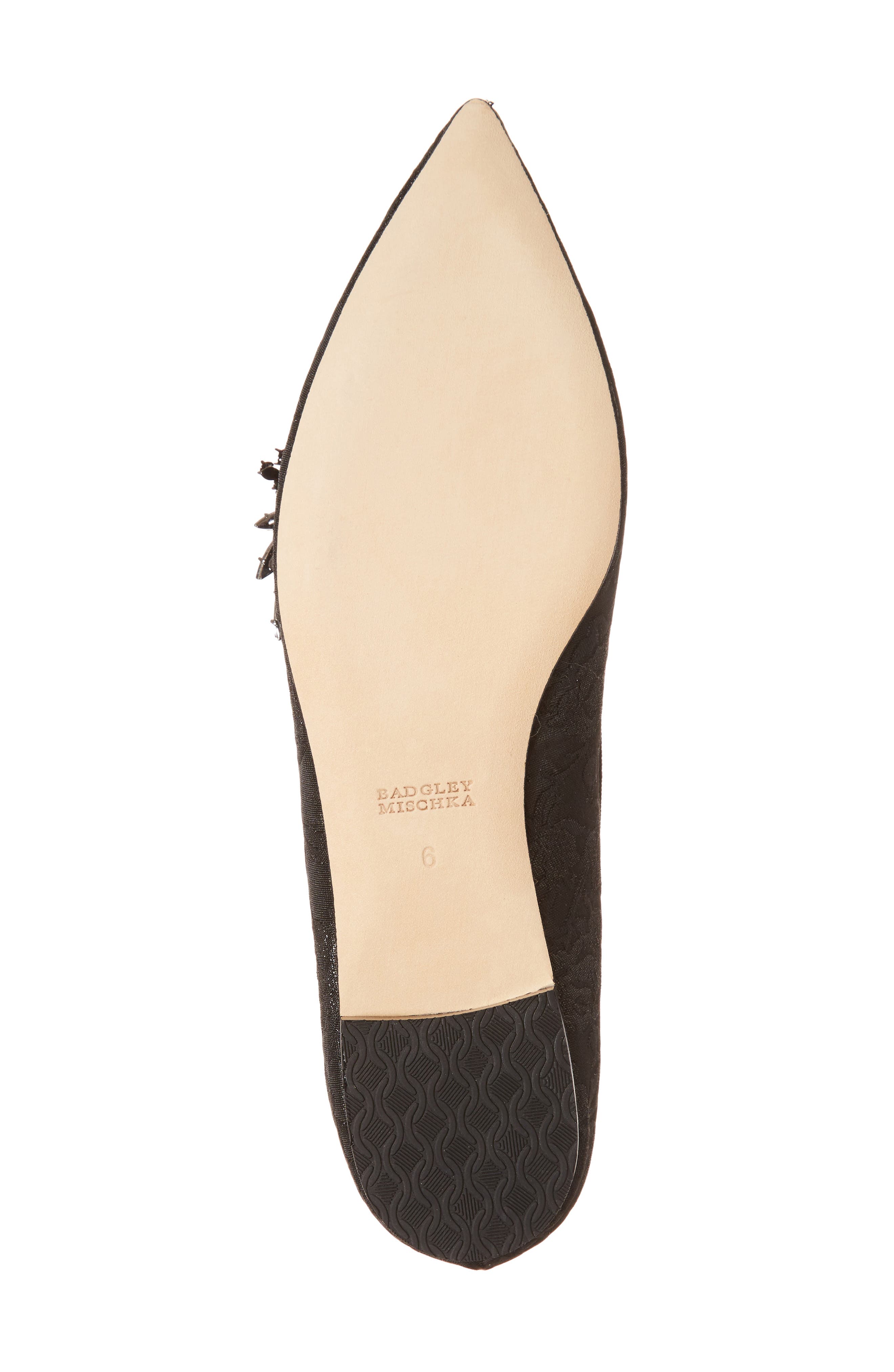 Badgley Mischka Collection Badgley Mischka Mandy Embellished Loafer Flat, Alternate, color, 