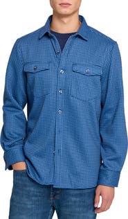 CONSTRUCT Houndstooth Shirt Jacket