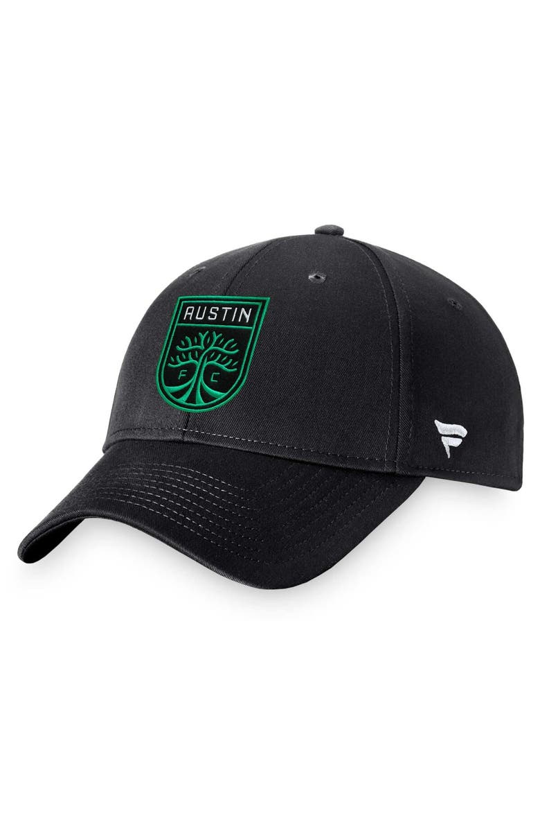 FANATICS Men's Fanatics Branded Black Austin FC Alpha Adjustable Hat, Main, color, Black