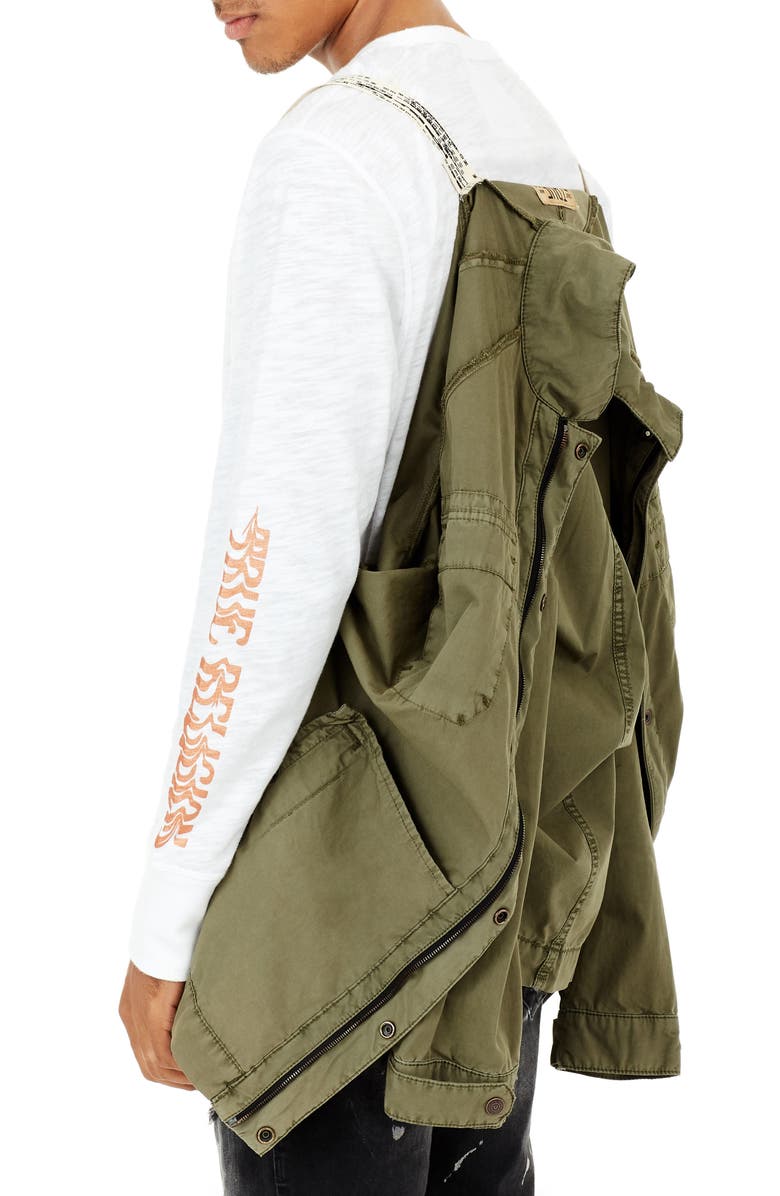 True Religion Brand Jeans True Religion Digital Harness Strap Field Jacket, Alternate, color, 