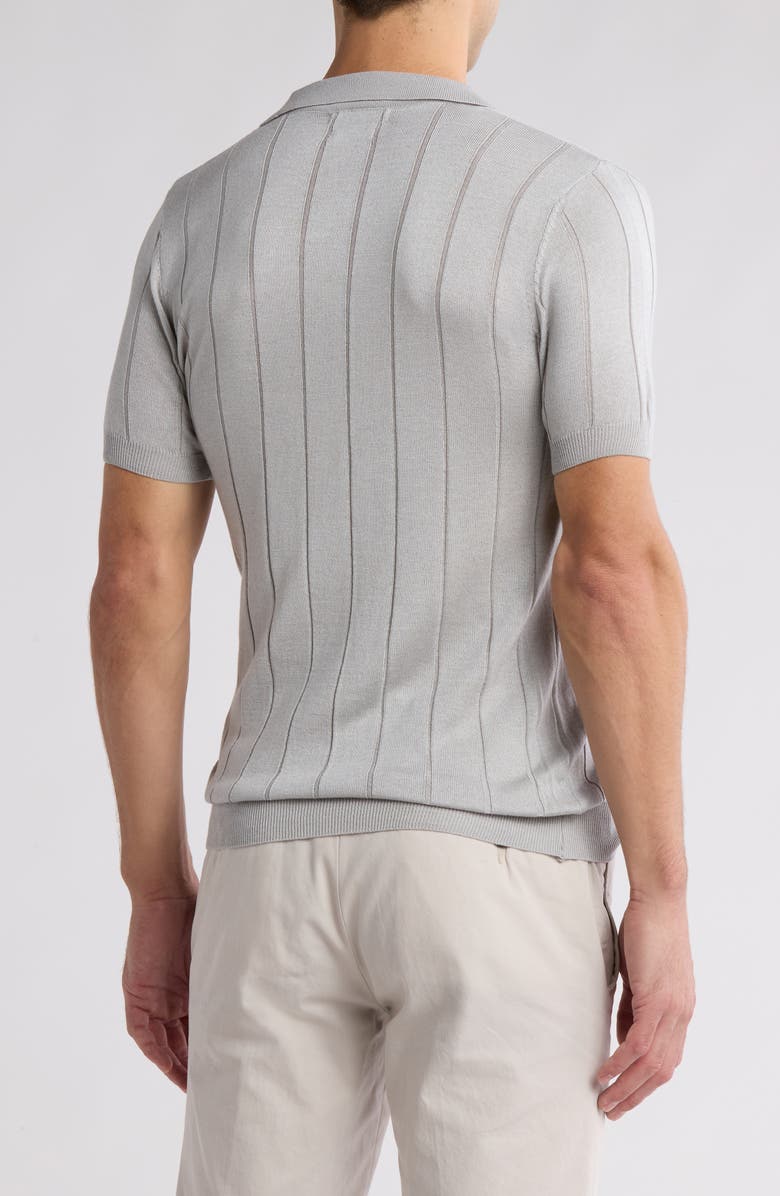 T.R. PREMIUM Slim Fit Polo Sweater, Alternate, color, Grey