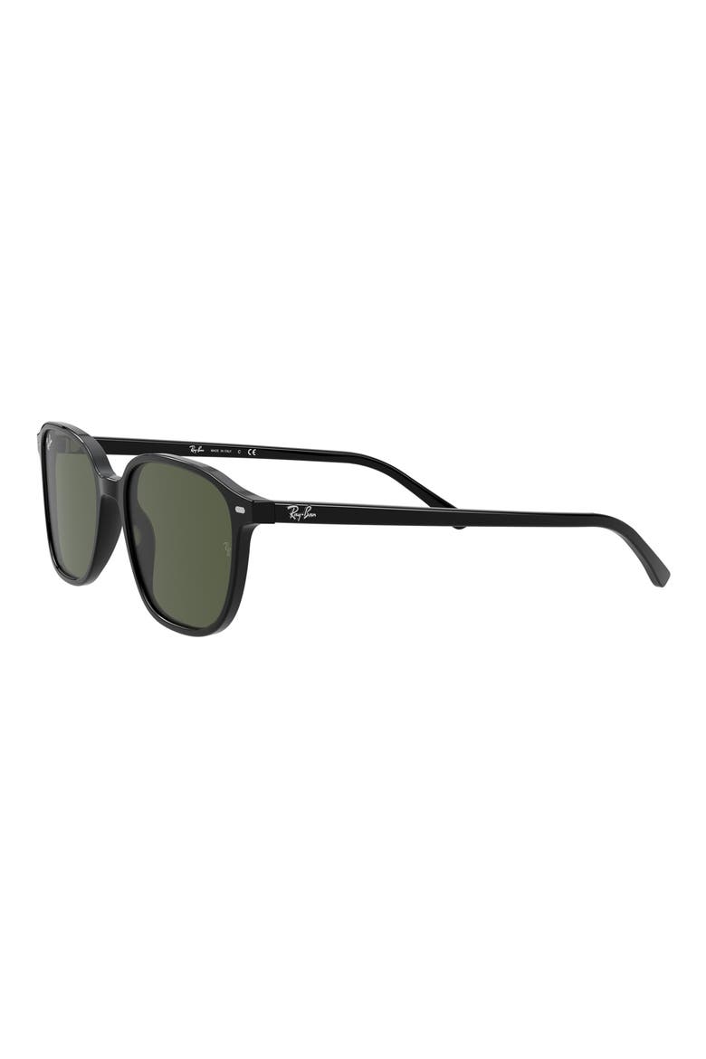 Leonard 55mm Square Sunglasses, Alternate, color, BLACK