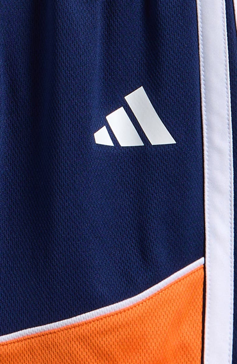 adidas Kids' Graphic Print Jersey T-Shirt & Colorblock Shorts Set, Alternate, color, White