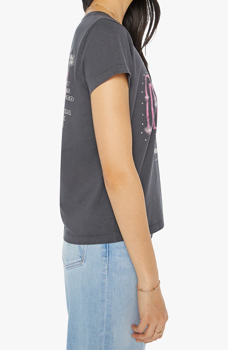 MOTHER The Goodie Goodie Embellished Cotton Graphic T-Shirt, Alternate, color,