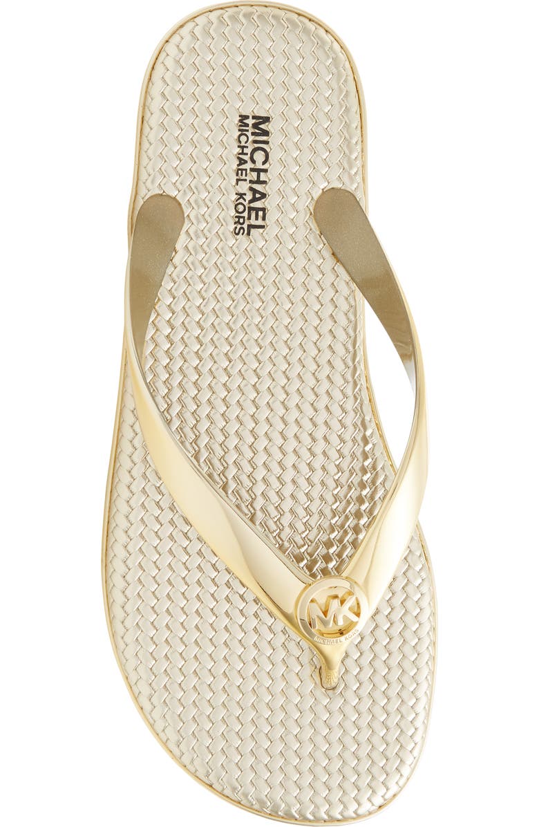 MICHAEL Michael Kors 'Jet Set' Jelly Flip Flop, Alternate, color,