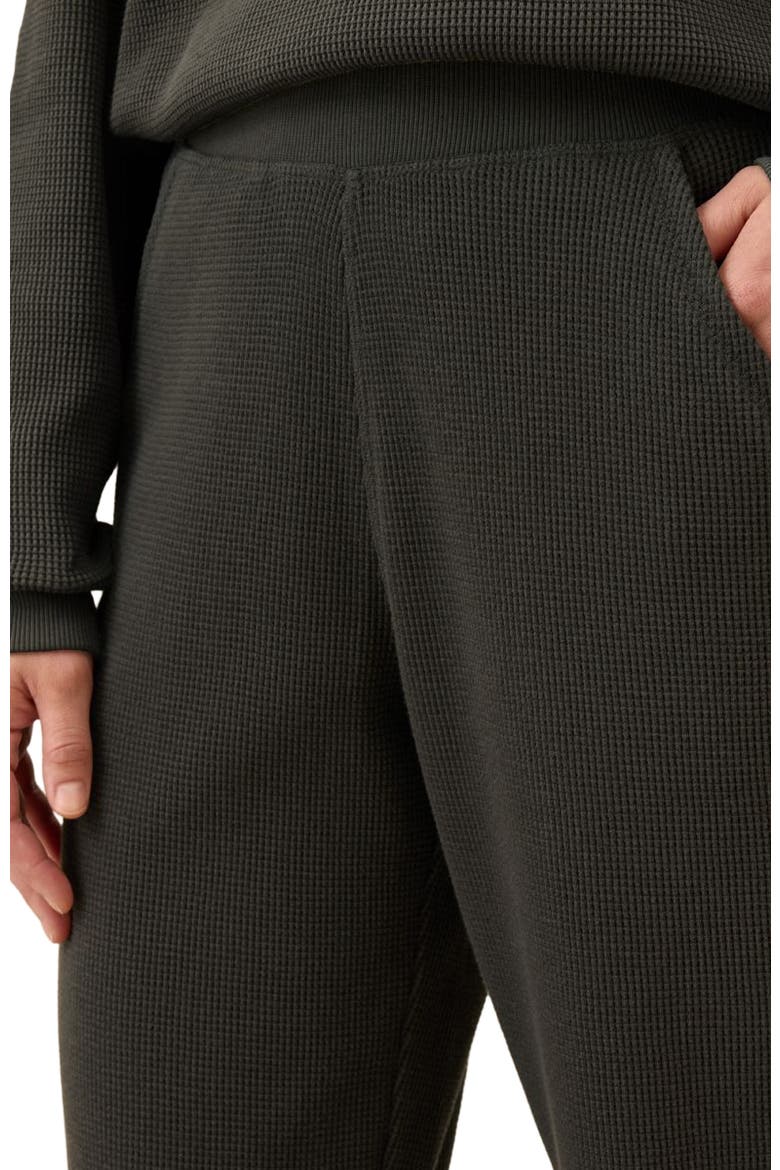 Thermal Waffle Wide Leg Pant, Alternate, color, Oak