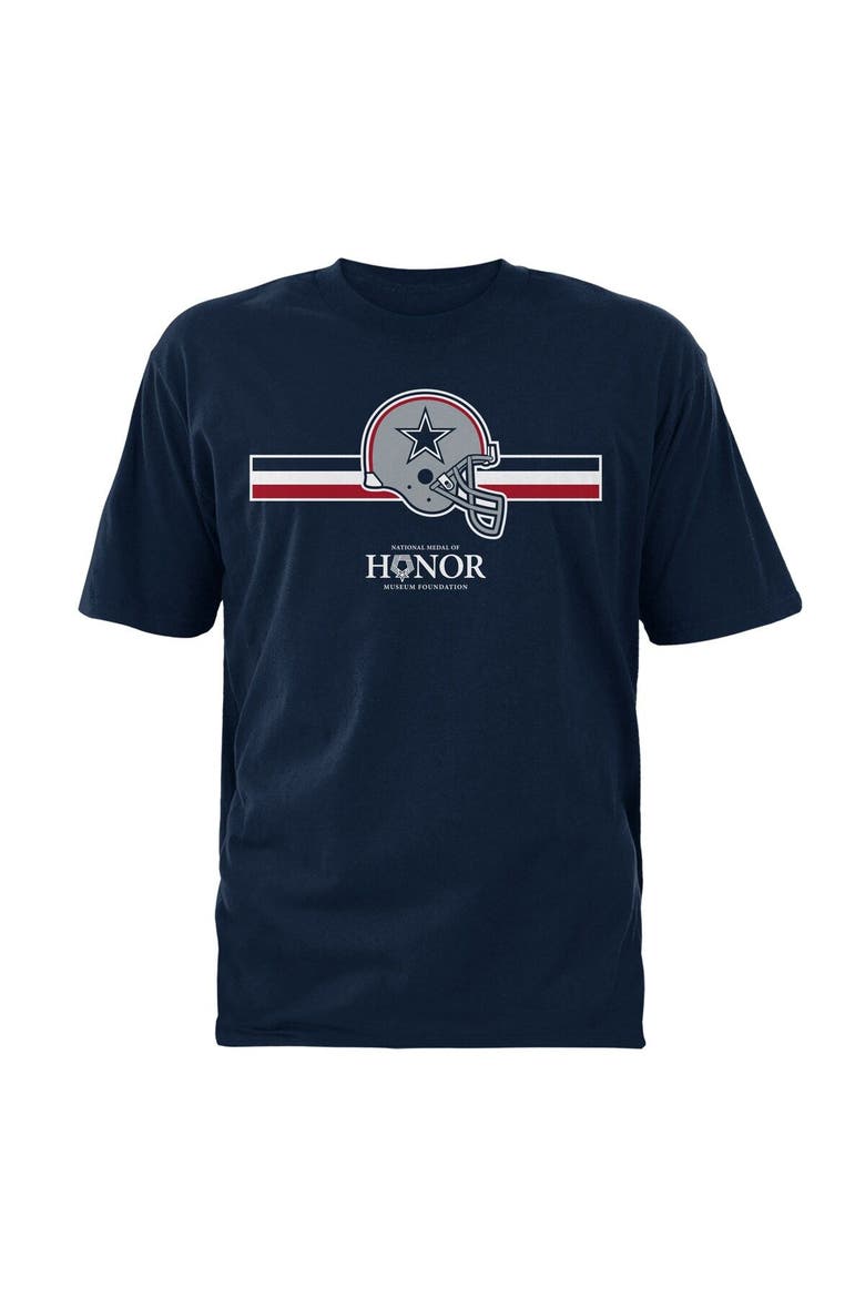 Men's Navy Dallas Cowboys National Medal of Honor Museum Foundation T-Shirt, Alternate, color, Navy