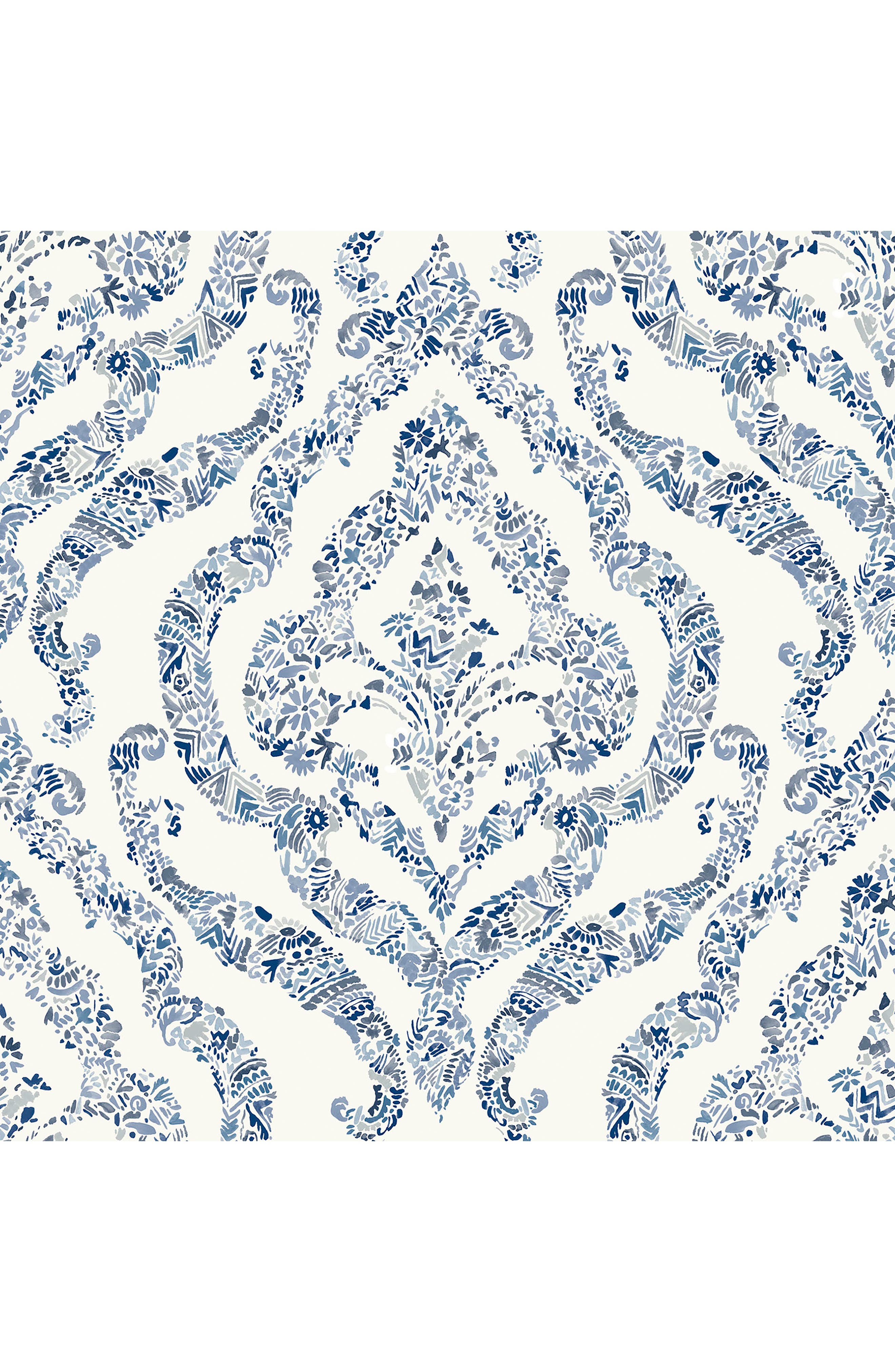 Wallpops Blue Guildford Peel & Stick Wallpaper
