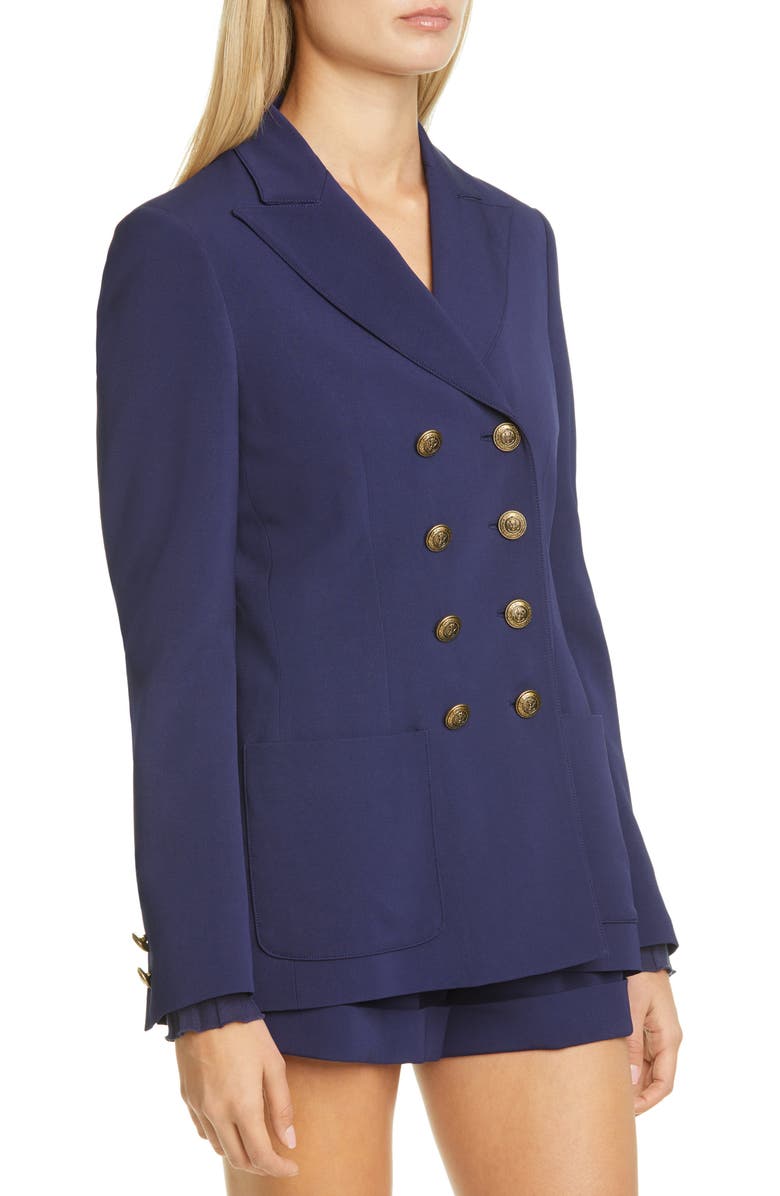 Philosophy Di Lorenzo Serafini Double Breasted Cady Blazer, Main, color, 