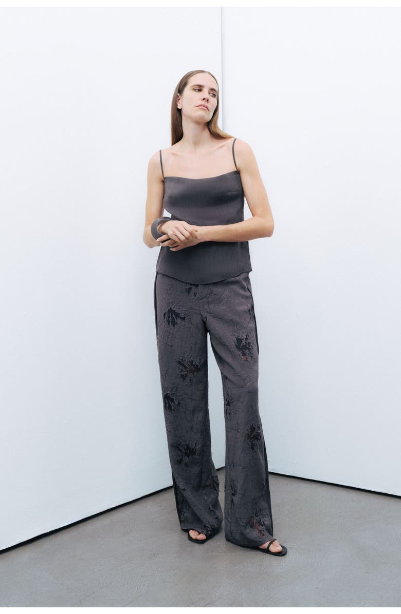 Nocturne Slit Strap Blouse, Alternate, color, 