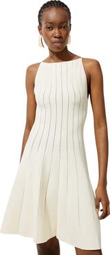 Karen Millen Sheer Knit Mini Dress