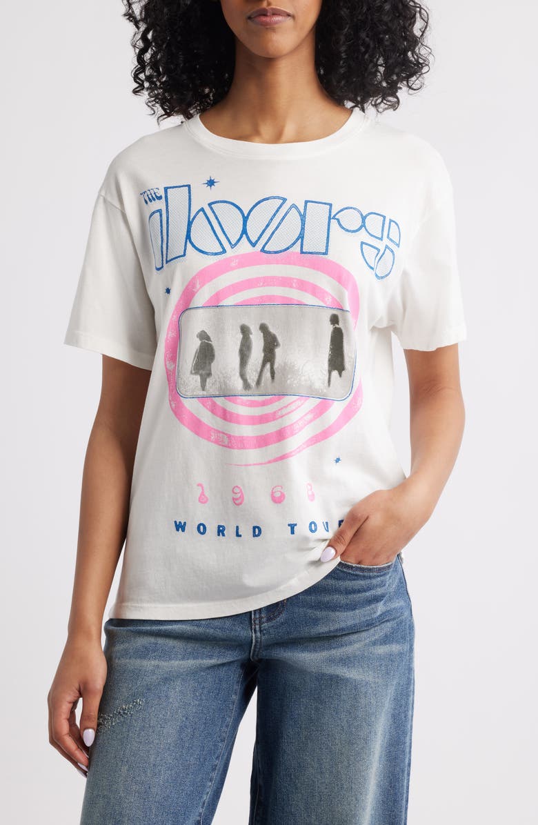 Daydreamer The Doors 1968 World Tour Graphic T-Shirt, Main, color, 