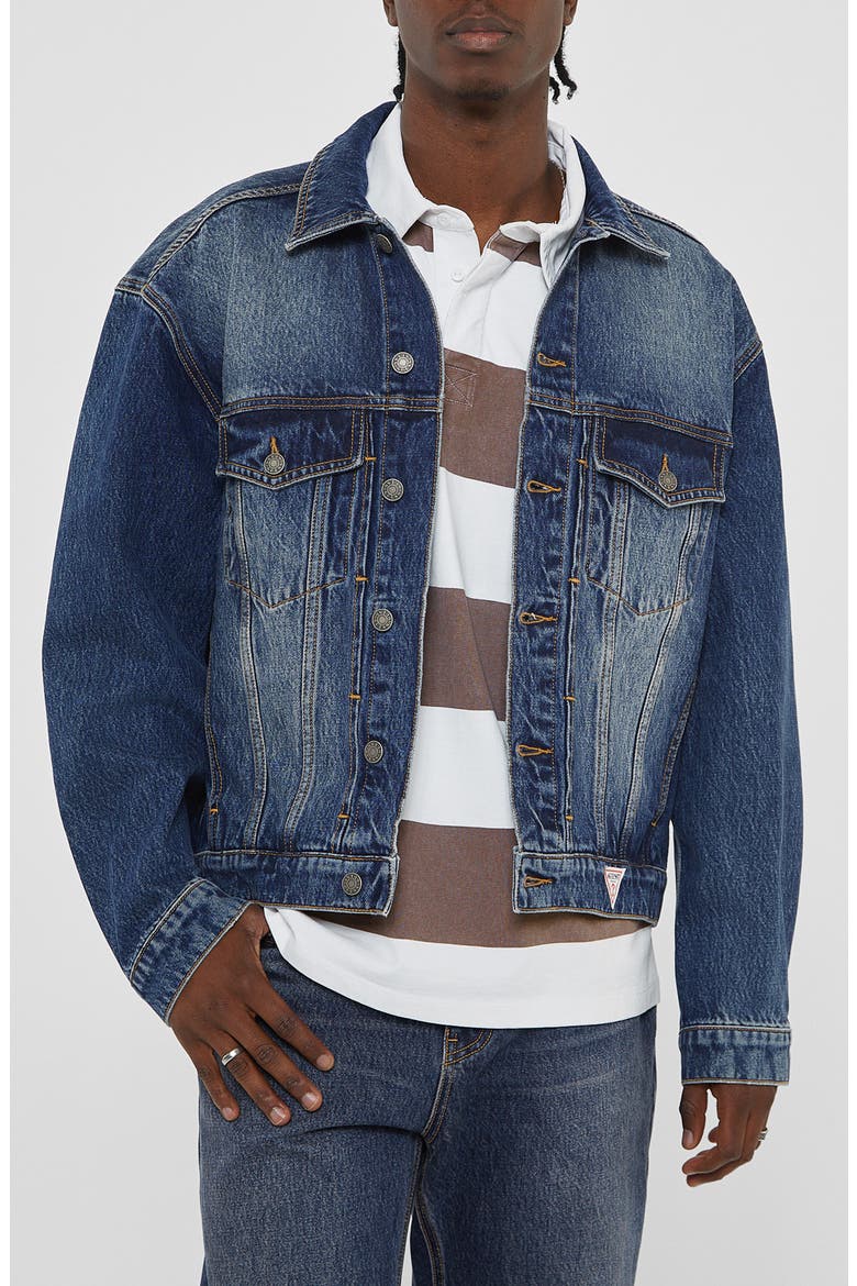 Kit Denim Trucker Jacket, Main, color, ORD1