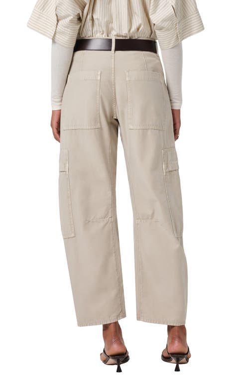 Citizen Of Humanity Citizens Of Humanity Marcelle Low Rise Barrel Cargo Pants In Burnished Quartz