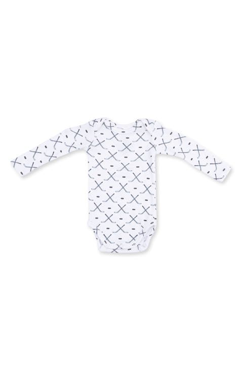Kids' Simple Hockey Long Sleeve Bodysuit