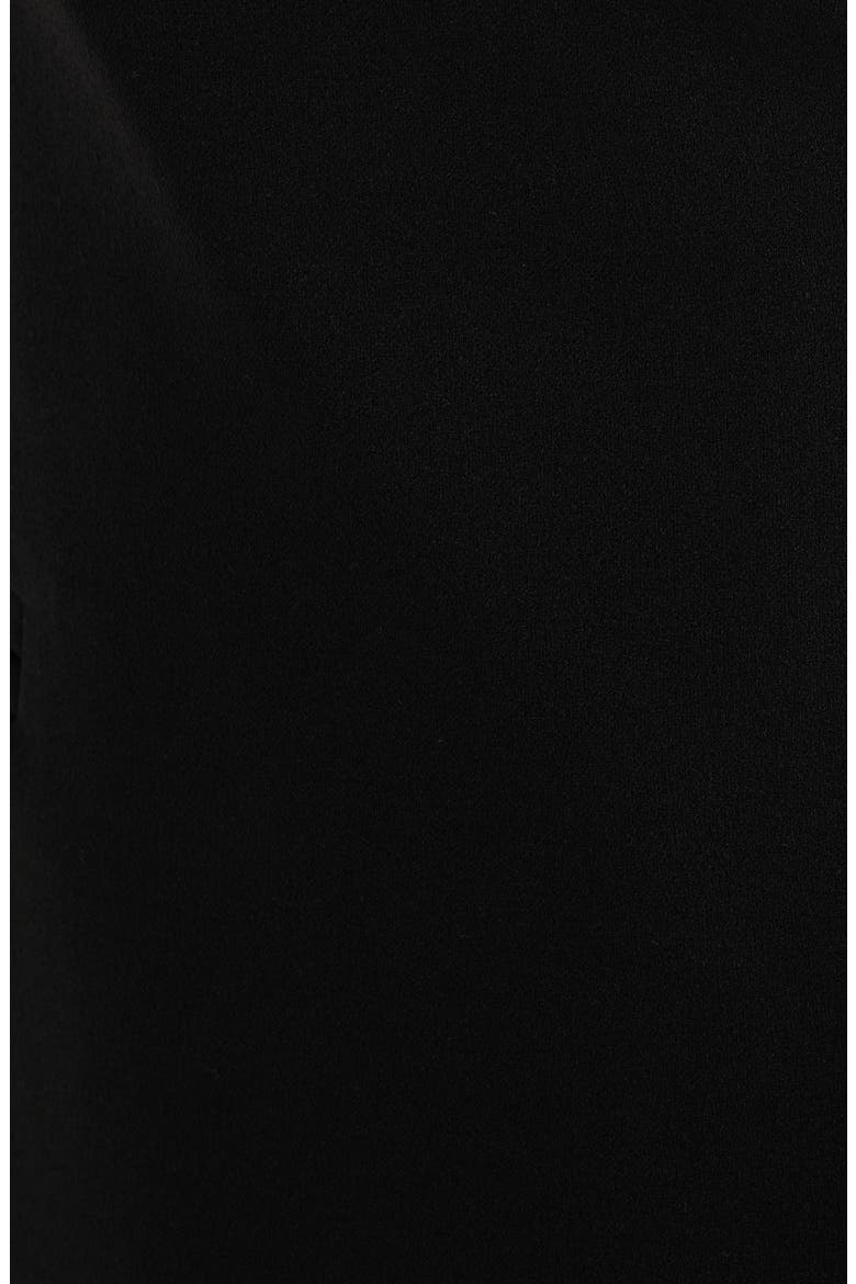 Longline Crepe Wrap Vest, Alternate, color, ANNE BLACK