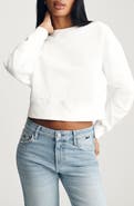 Mavi Jeans Relaxed Crop Cotton Sweatshirt