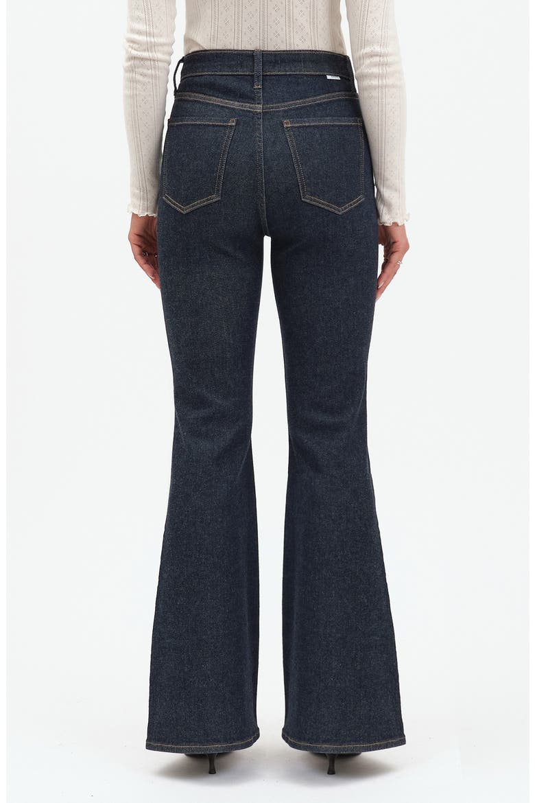 Sunset High Waist Flare Jeans, Alternate, color, RINSE