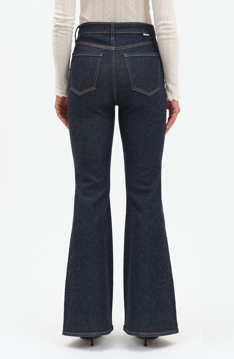 DAZE Sunset High Waist Flare Jeans, Alternate, color, Rinse