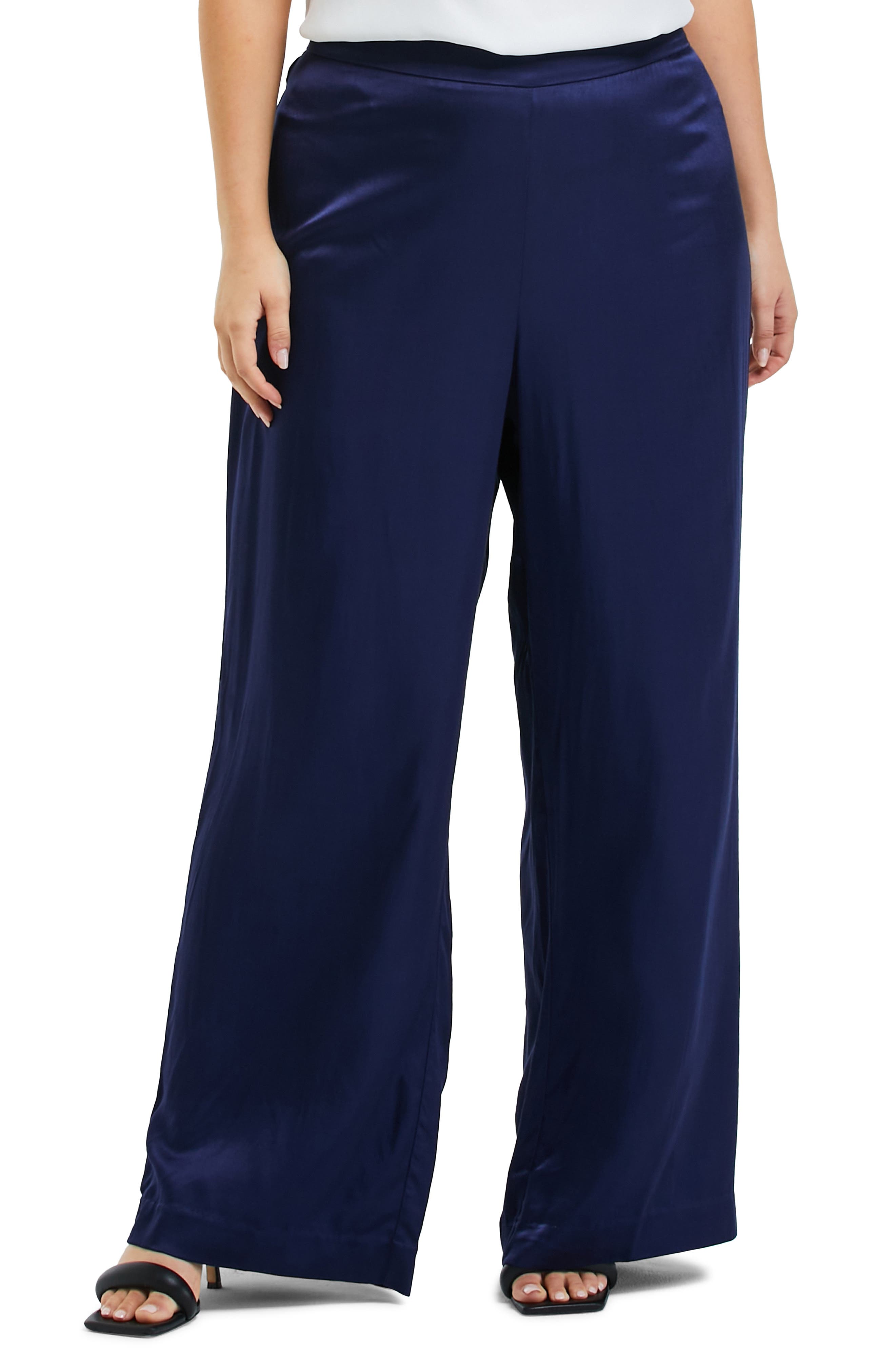Samantha Wide Leg Satin Pants