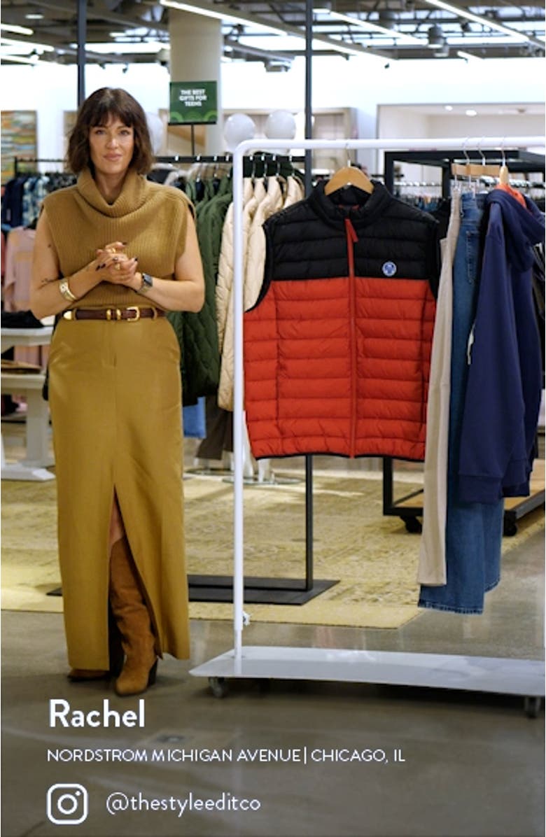 Skye Water Repellent Puffer Vest, sales video thumbnail