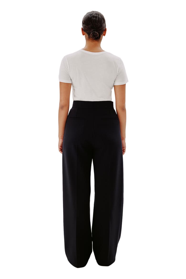 DOPPIO WIDE LEG PANT, Alternate, color, BLACK