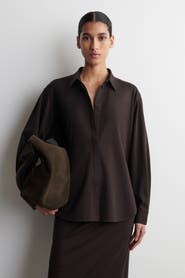 COS Pima Cotton-Jersey Shirt