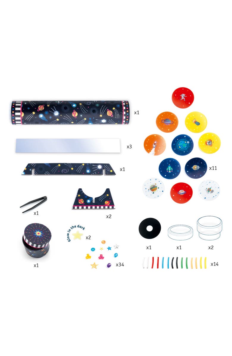 Djeco Space Immersion DIY Kaleidoscope Craft Kit, Alternate, color, Multi