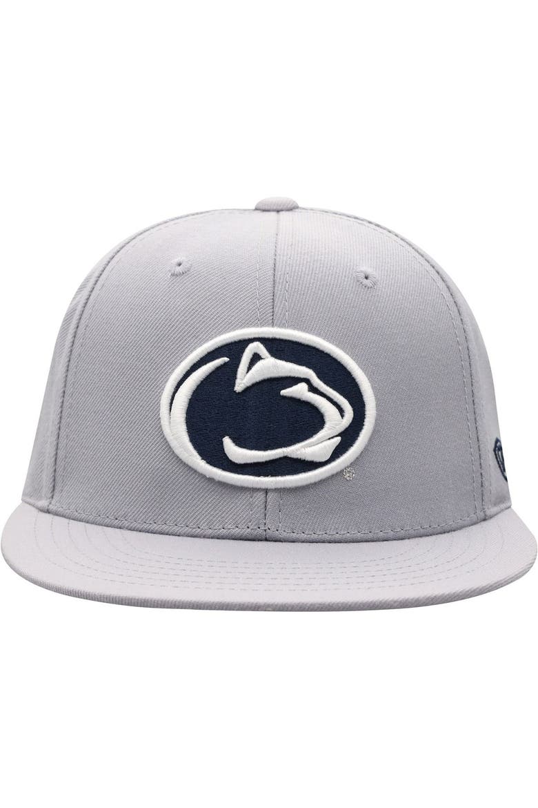 Men's Top of the World Gray Penn State Nittany Lions Fitted Hat, Alternate, color, Gray
