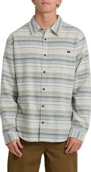 Billabong Coastline Cotton Flannel Button-Up Shirt