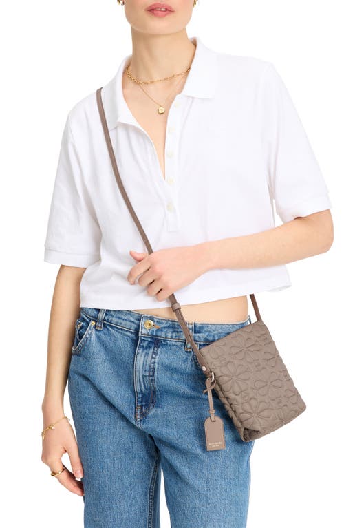 Kate Spade New York Tilly Quilted Crossbody Bag In Gray