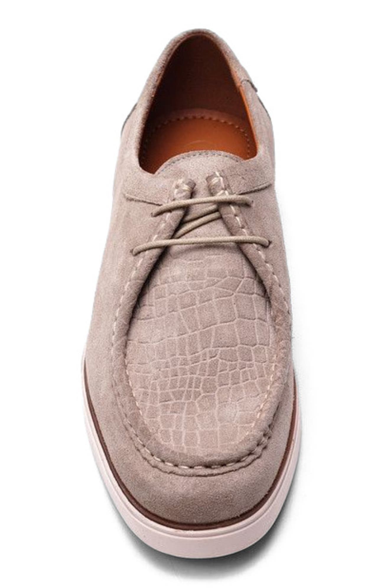 CARLOS SANTANA Morrison Moc Shoe, Alternate, color, Earth Grey Suede