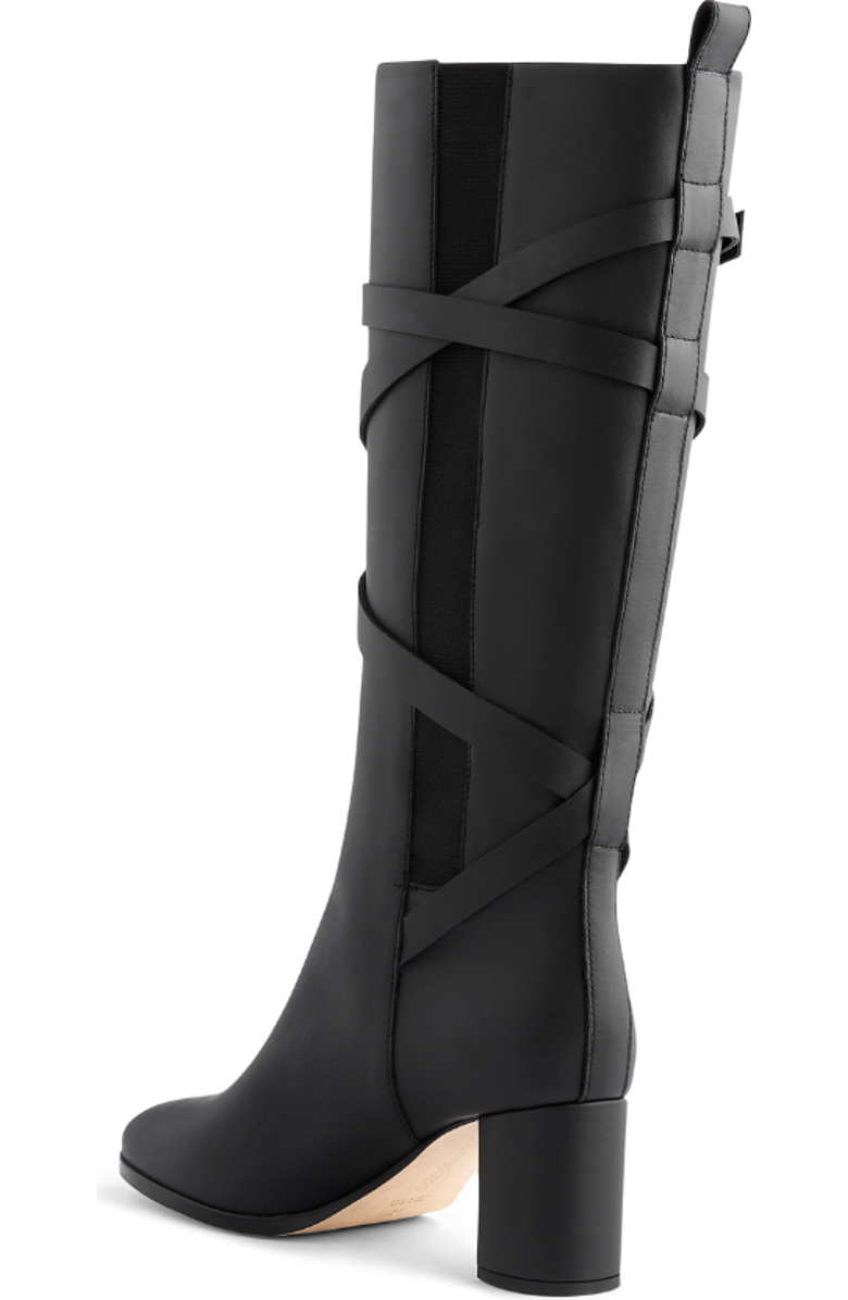 Neil J. Rodgers Linda Strappy Boot, Alternate, color, Black Nappa