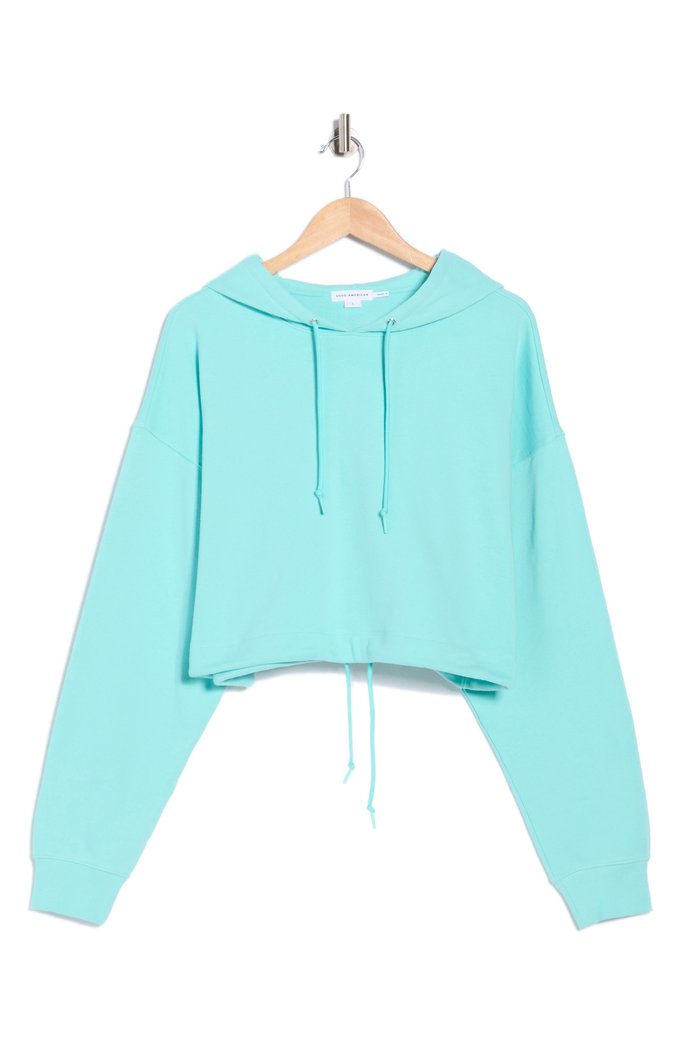 Good American Candy Wash Crop Hoodie