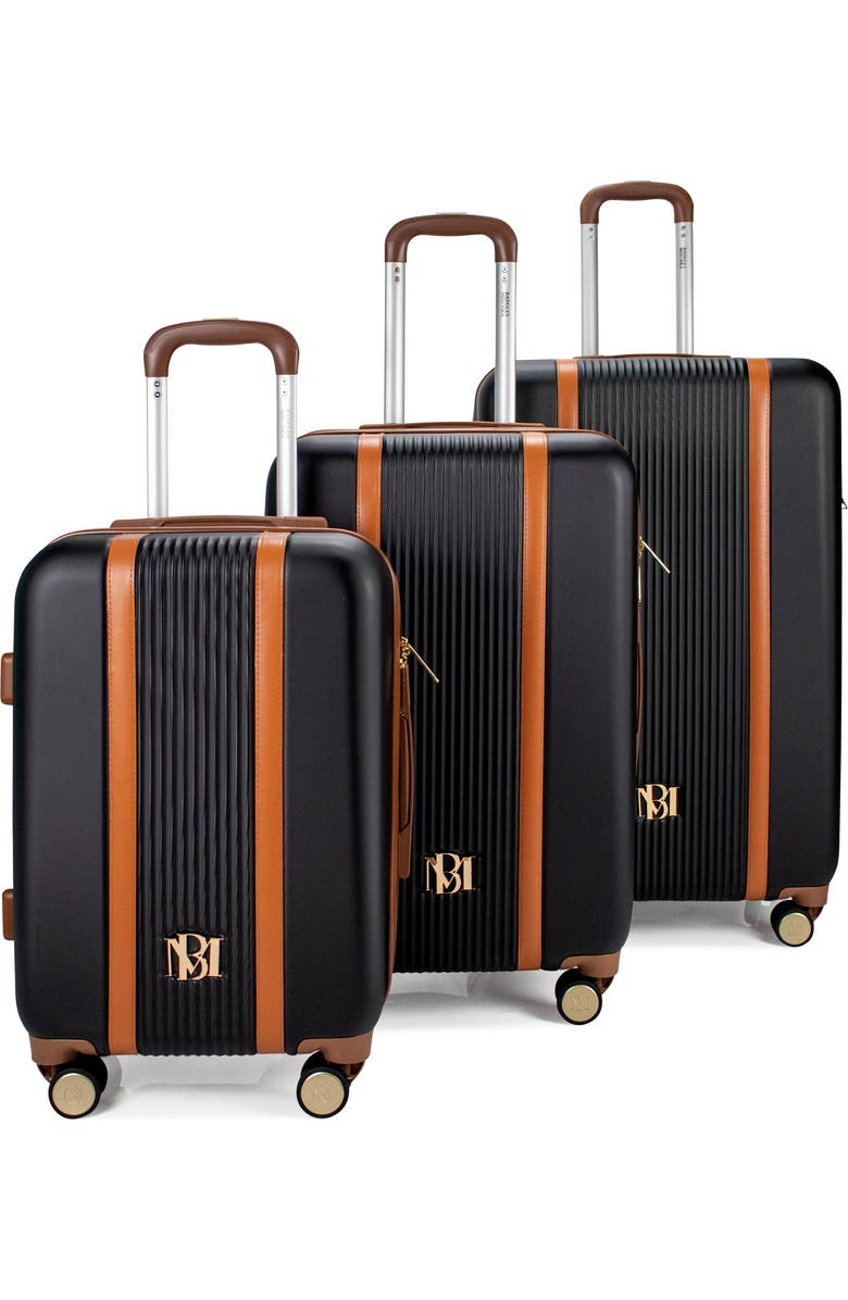 Badgley Mischka Collection Mia Hardshell 3-Piece Luggage Set, Main, color,