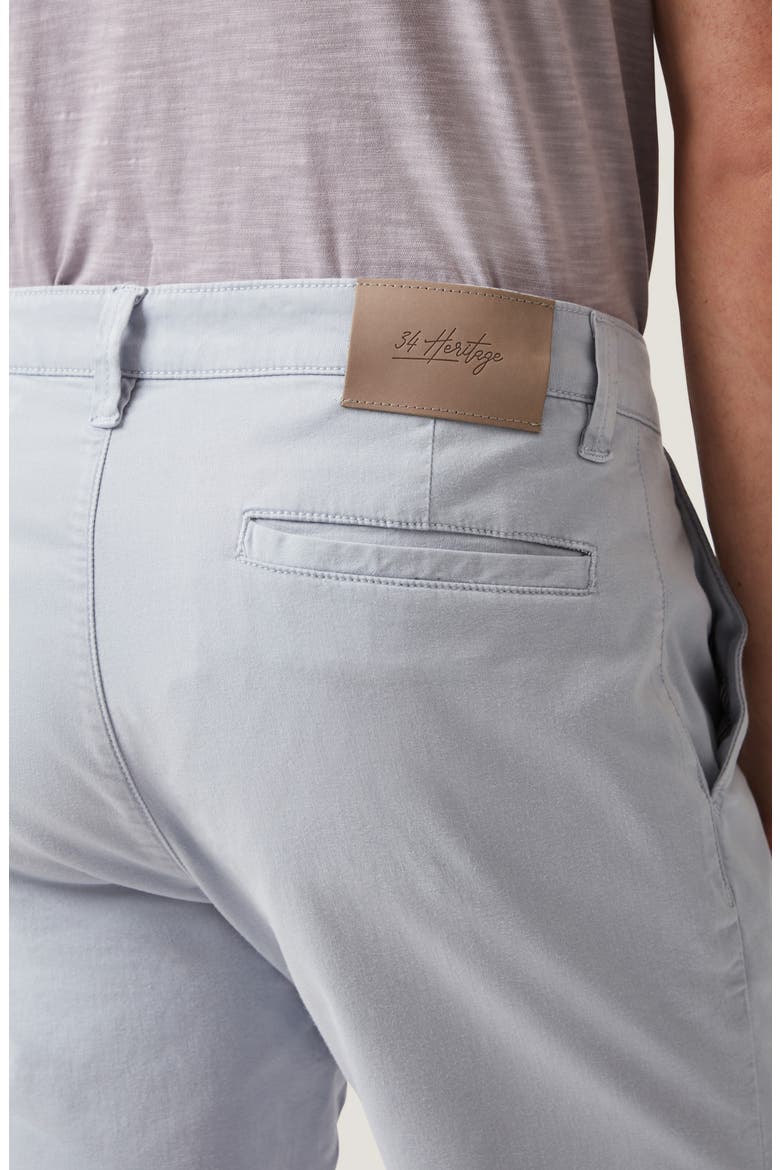 Arizona Slim Fit Flat Front Chino Shorts, Alternate, color, LIGHT BLUE TWILL