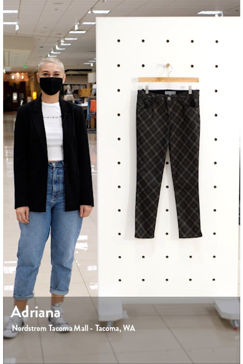 Ab-Solution Plaid High Waist Ankle Skinny Pants (Nordstrom Exclusive) video