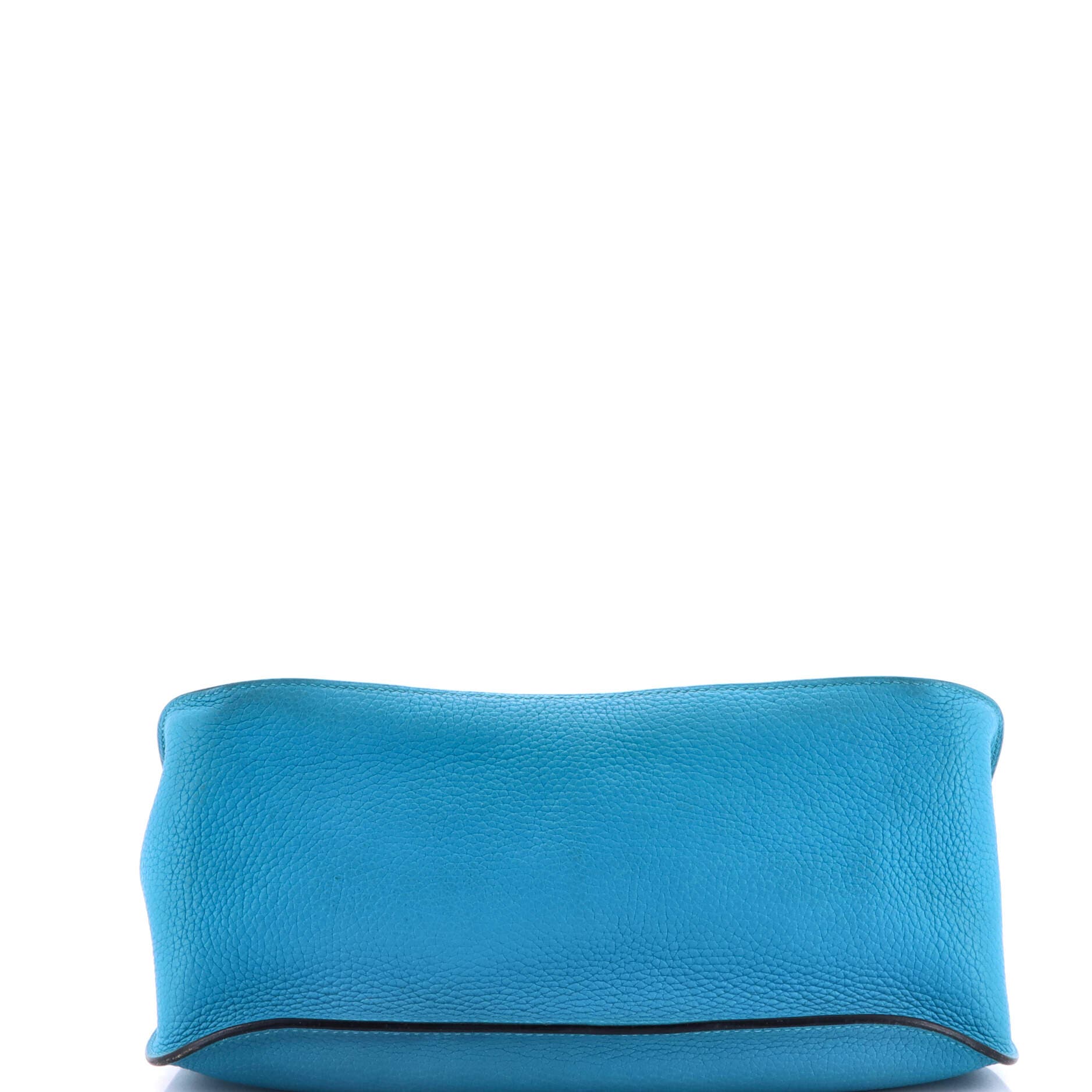 Pre-Owned Hermes Jypsiere Bag Clemence 31, Alternate, color, Turquoise