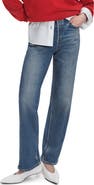 rag & bone Miramar Shea Wide Leg Cotton Terry Sweatpant Jeans