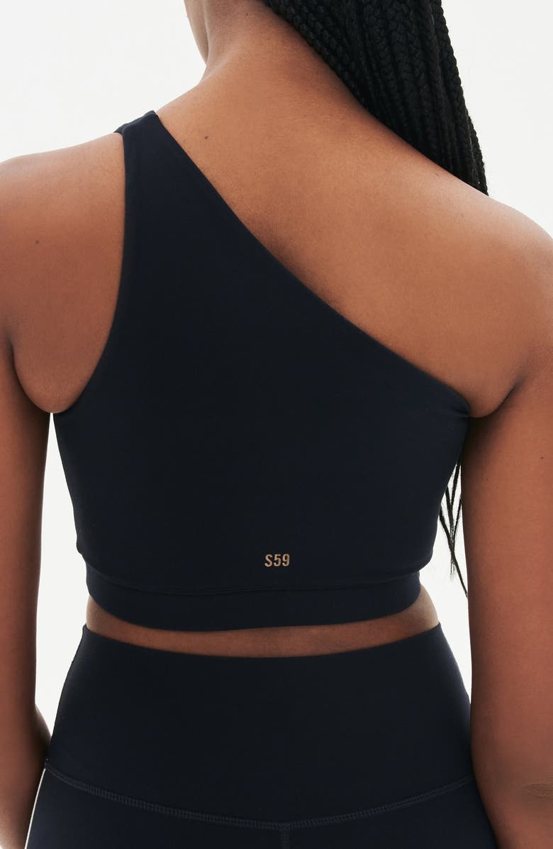 SPLITS59 Asymmetrical Airweight Sports Bra, Alternate, color,