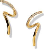 Nadri Muse Twirl Stud Earrings
